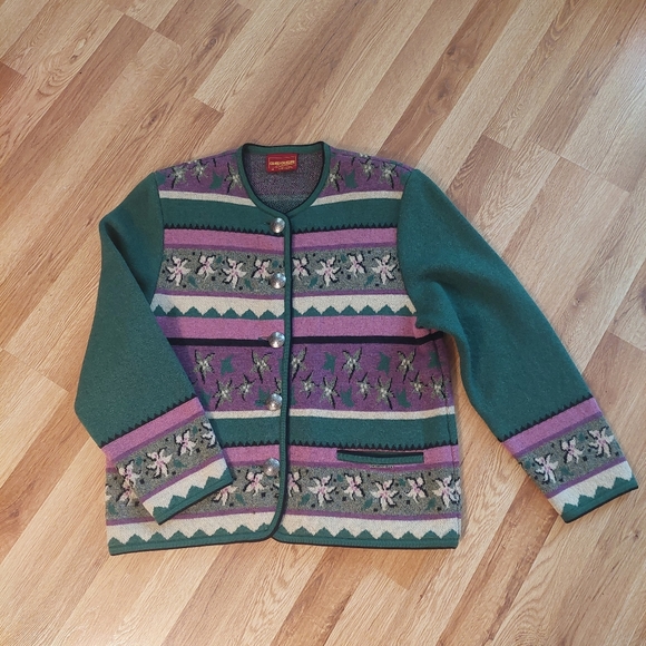 Geiger Collections Wool Vintage Sweater - Picture 1 of 6